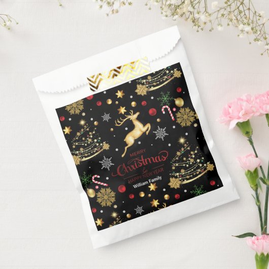 Red Merry Christmas Tree Geschenktütchen (Versiegelt)