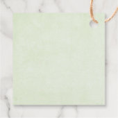 Red Merry Christmas Typografy Festive Schriftart Geschenkanhänger (Rückseite)