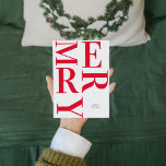Red Merry Happy Holiday<br><div class="desc">Red Merry Happy Holiday</div>