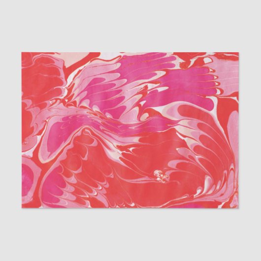 Red Merry Marble Seidenpapier (Vorderseite)