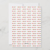 Red Merry und Bright Foto Collage Weihnachten (Rückseite)