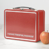 RED Metal Lunchbox bY #MMETROPOLIM (Beispiel)