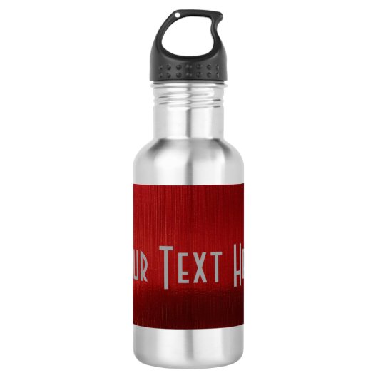 Red Metalline Sheen Trinkflasche (Vorderseite)