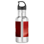 Red Metalline Sheen Trinkflasche (Rückseite)