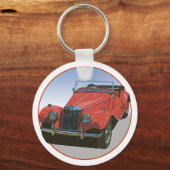 Red MG TF Schlüsselanhänger (Vorderseite)