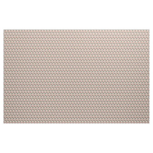 Red Microscope Science Tiled Design Fabric Stoff (Yard (91,4 cm))
