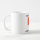 "Red Midge - Trout Fly "To Do List"-Tasse Kaffeetasse (Links)