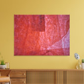 Red minimalism Stretched Canvas Print,Ordinary red Leinwanddruck (Insitu (Wohnzimmer))