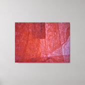 Red minimalism Stretched Canvas Print,Ordinary red Leinwanddruck (Vorderseite)