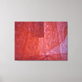 Red minimalism Stretched Canvas Print,Ordinary red Leinwanddruck