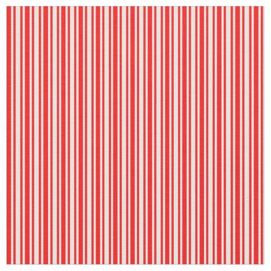 Red & Minze Cream Colored Pattern Stoff (Nahaufnahme)