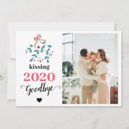 Red Mistletoe Kiss Goodbye to 2020 Do-over Funny
