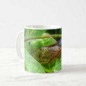Red Mit Augen Cicada Kaffeetasse (Vorderseite Links)
