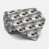 Red Mit Augen Cicada Krawatte (Gerollt)