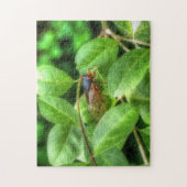 Red Mit Augen Cicada Puzzle (Vertikal)