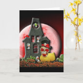 Red-Mit Augen Ducky Karte (Gelbe Blume)