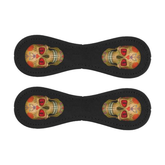 Red Mit Augen Sugar Skull Zombie Baseball (Paneele)