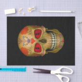Red Mit Augen Sugar Skull Zombie Tissue Paper Seidenpapier (Handwerk)