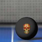 Red Mit Augen Sugar Skull Zombie Untot Tischtennisball (Netto)