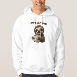 Red mit mir nicht, Kaffee Faultier Hoodie