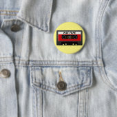 Red Mix Tape - 80er und 90er Retro Inspiriert Gesc Button (Beispiel)
