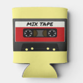 Red Mix Tape - 80er und 90er Retro Inspiriert Gesc Dosenkühler (Rückseite)