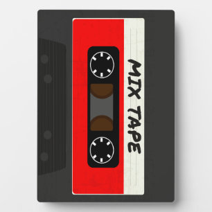 Red Mix Tape - 80er und 90er Retro Inspiriert Gesc Fotoplatte