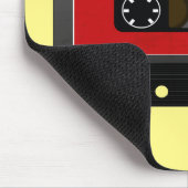 Red Mix Tape - 80er und 90er Retro Inspiriert Gesc Mousepad (Ecke)