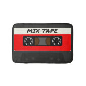 Red Mix Tape - 80er und 90s Retro  Geschenk Badematte (Vorderseite)