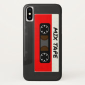 Red Mix Tape - 80er und 90s Retro Geschenk Case-Mate iPhone Hülle (Rückseite)