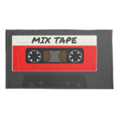 Red Mix Tape - 80er und 90s Retro Geschenk Kissenbezug (Rückseite)