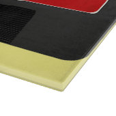 Red Mix Tape - 80er und 90s Retro  Geschenk Schneidebrett (Ecke)