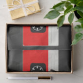 Red Mix Tape - 80er und 90s Retro Geschenk Seidenpapier (Geschenk)