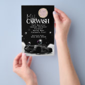 Red Mobile Car Wash Detailing Logo Flyer (Handgriff)