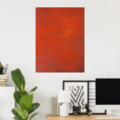 Red Modern Art Poster (Heimbüro)