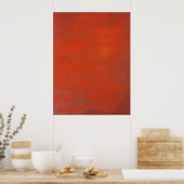 Red Modern Art Poster (Küche)