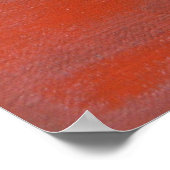 Red Modern Art Poster (Ecke)