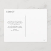 Red Modern Calligraphy Frohe Weihnachten Foto (Rückseite)