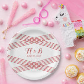 Red Modern Deko Paper Teller (Party)