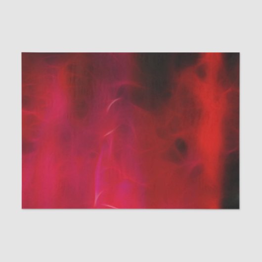 Red Modern Design Seidenpapier (Vorderseite)