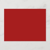 Red Modern Elegante Script Graduation Party Begleitkarte (Rückseite)