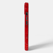 Red Modern Frohe Weihnachten Case-Mate iPhone Hülle (Rückseite / Links)