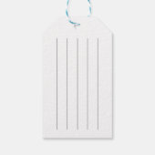 red modern lettering love geschenkanhänger (Rückseite)