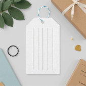 red modern lettering love geschenkanhänger