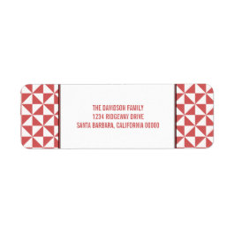 Red Modern Triangle - Adressbücher