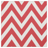 Red Modern Zickzack Large Scale Stoff (Muster)