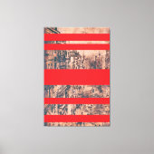 Red Modernised Version von St. James's Street Leinwanddruck (Vorderseite)