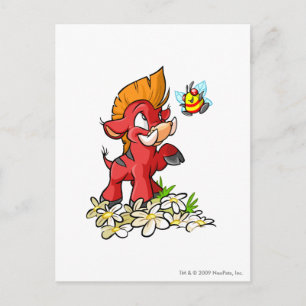 Red Moehog und Buzz Postkarte