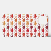 Red Monkeys Pattern Case-Mate iPhone Hülle (Rückseite (Horizontal))