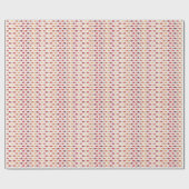 Red Monkeys Pattern Geschenkpapier (Flach)